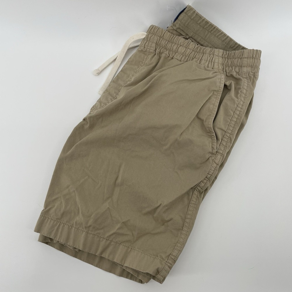 J.Crew Men's Tan Drawstring Elastic Waist Casual Shorts Size Medium BE057